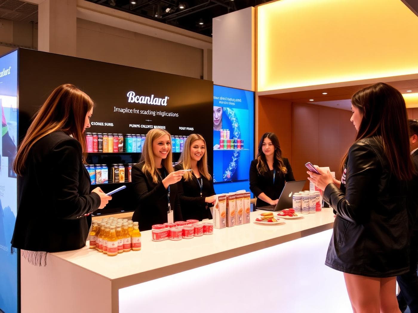 Brand Activation — Sampling counter