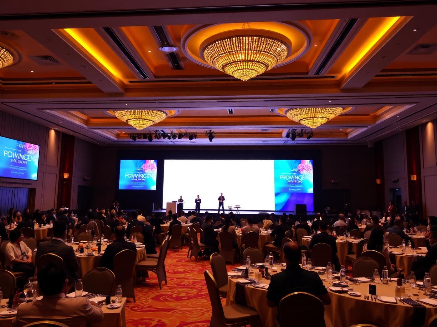 Corporate Events — Awards night main stage