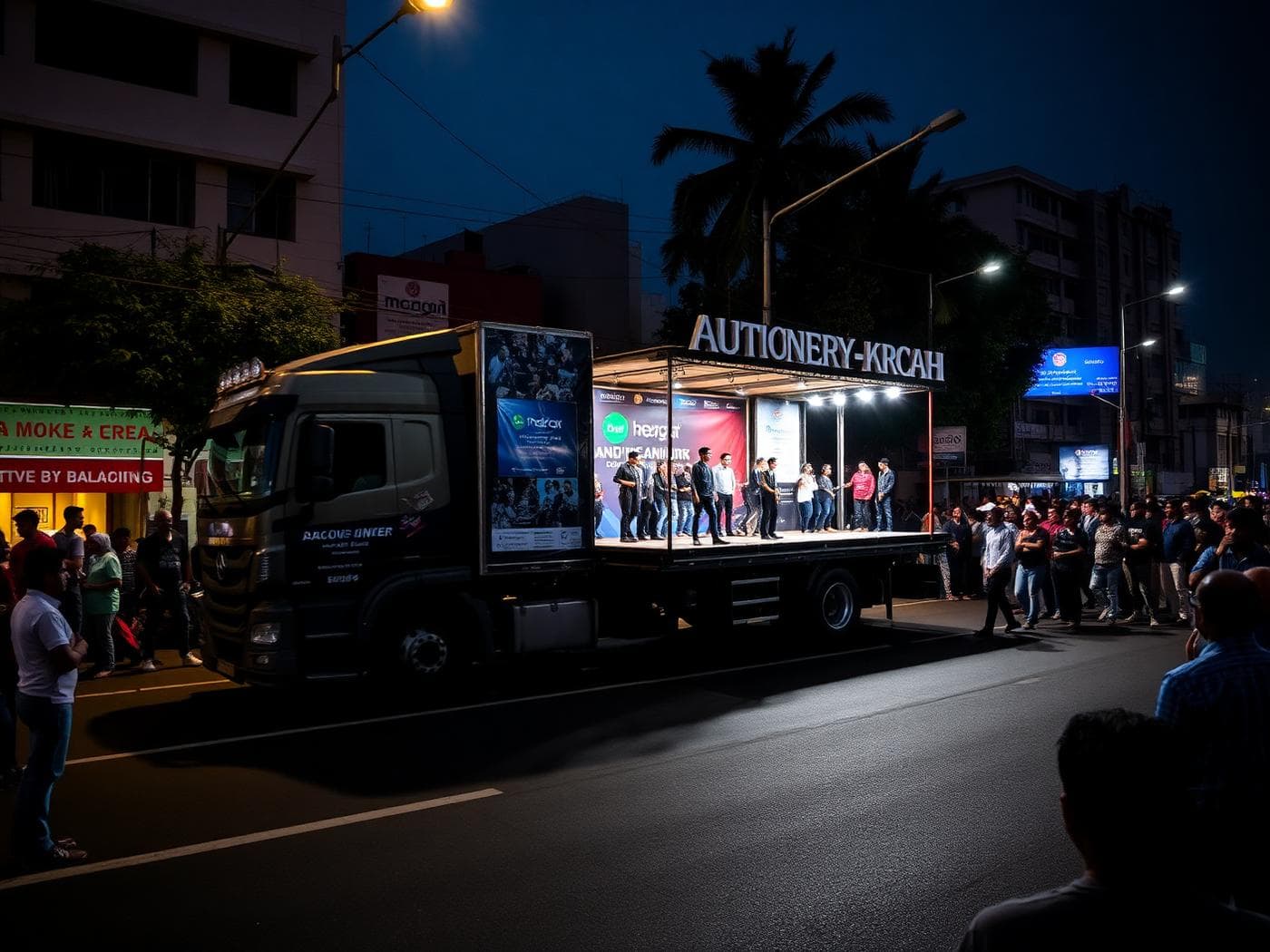Roadshows & Activations — Night roadshow stage