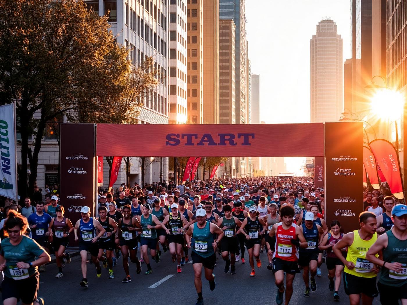 Sports & CSR Events — Marathon flag-off